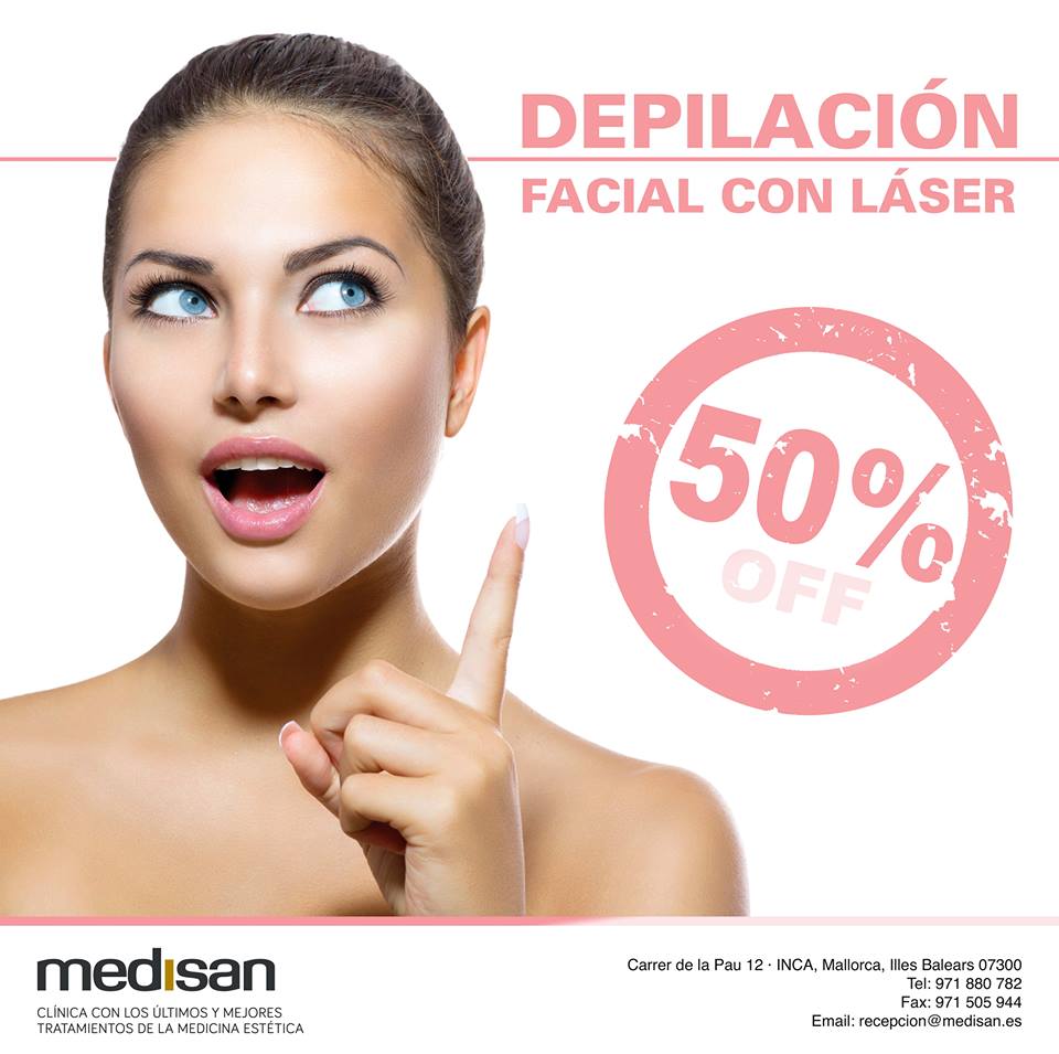 promo depilación facial laser mallorca